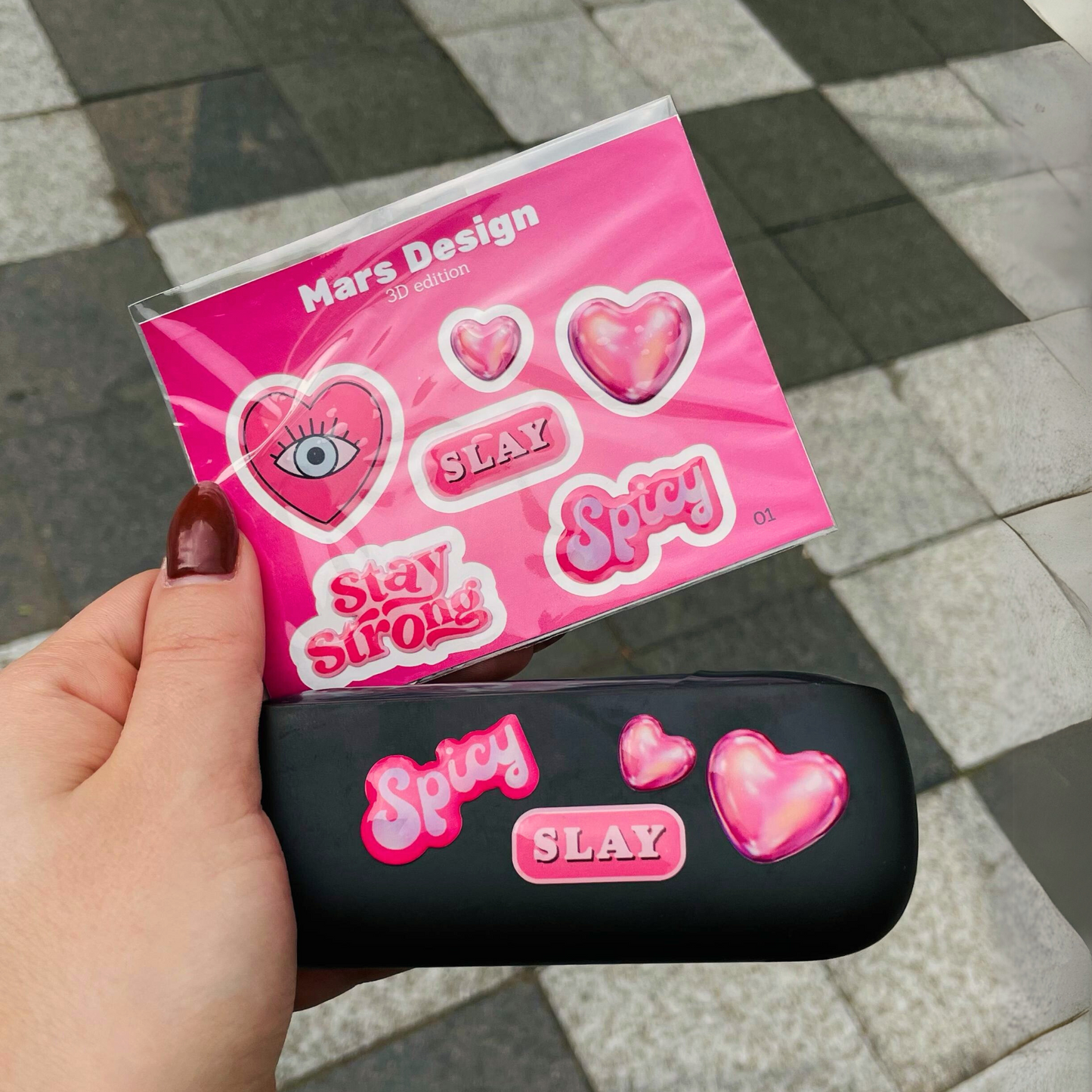 3D Spicy sticker pack - მოცულობითი სტიკერები 6ც