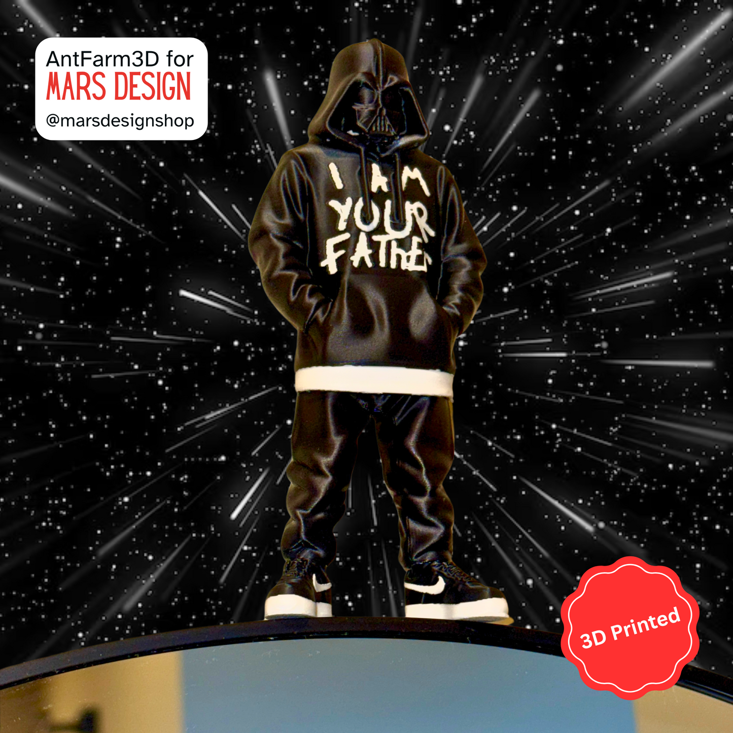 ⚠️ 3D დაბეჭდილი ფიგურა დართ ვეიდერი / 3D Printed Toy Darth Vader