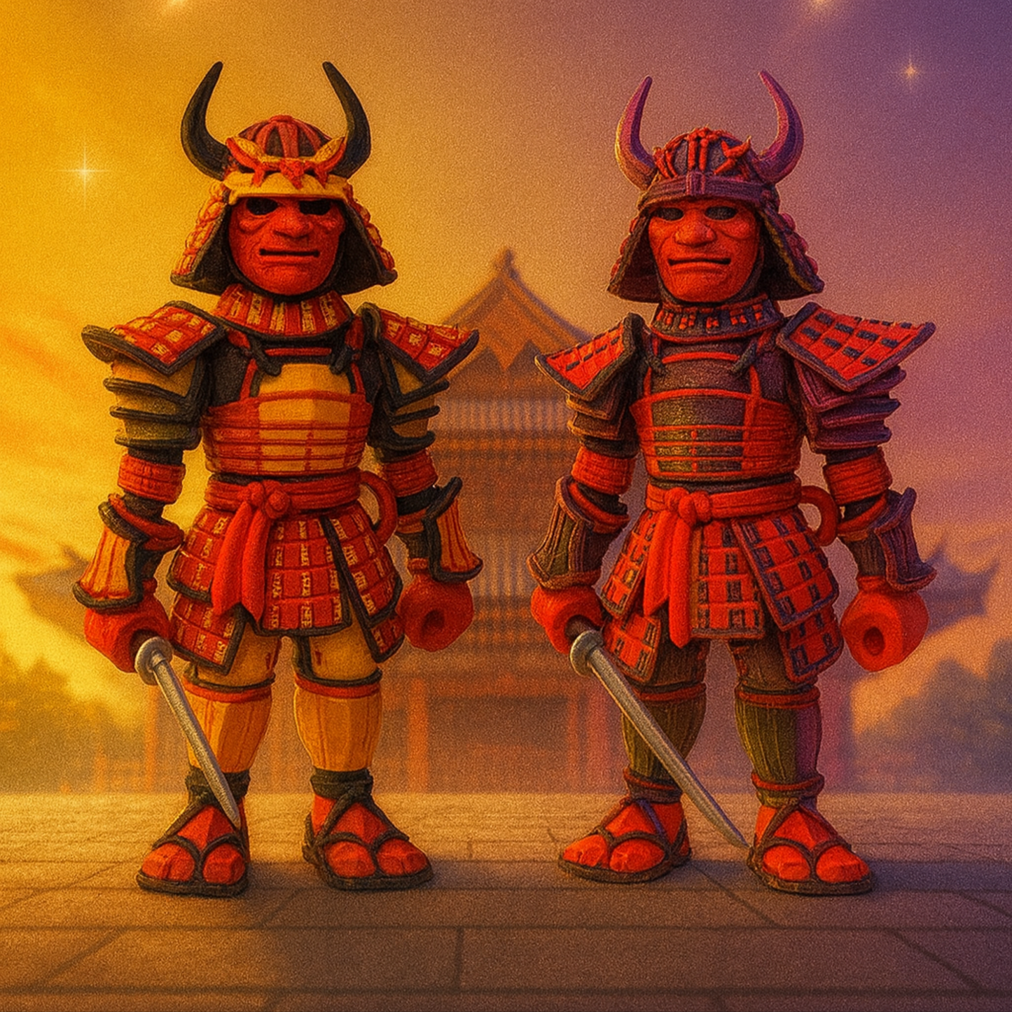 ⚔️ 3D დაბეჭდილი სათამაშო სამურაი / 3D Printed Toy Samurai