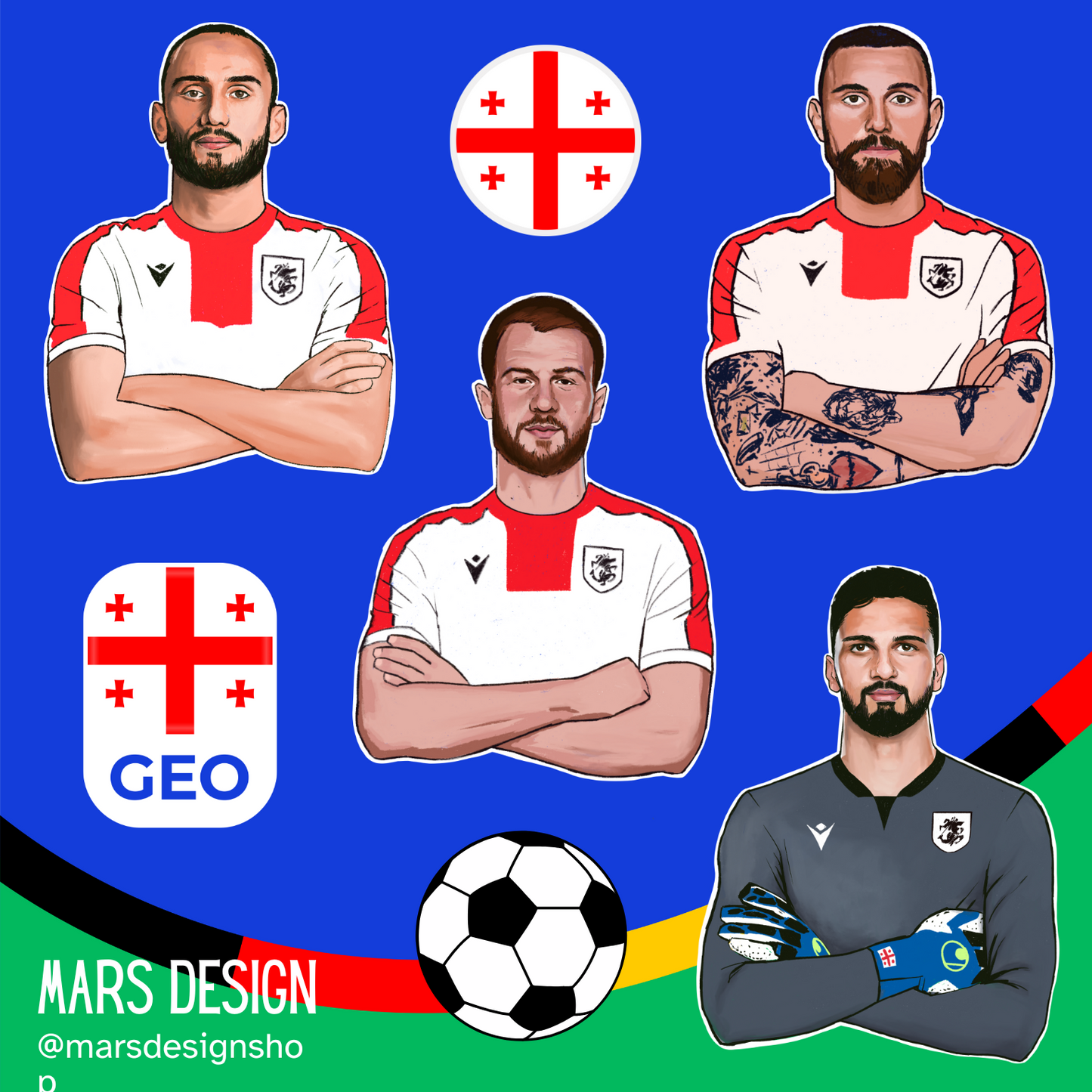ფეხბურთის ეროვნული ნაკრები 01 სტიკერების კრებული 7ც