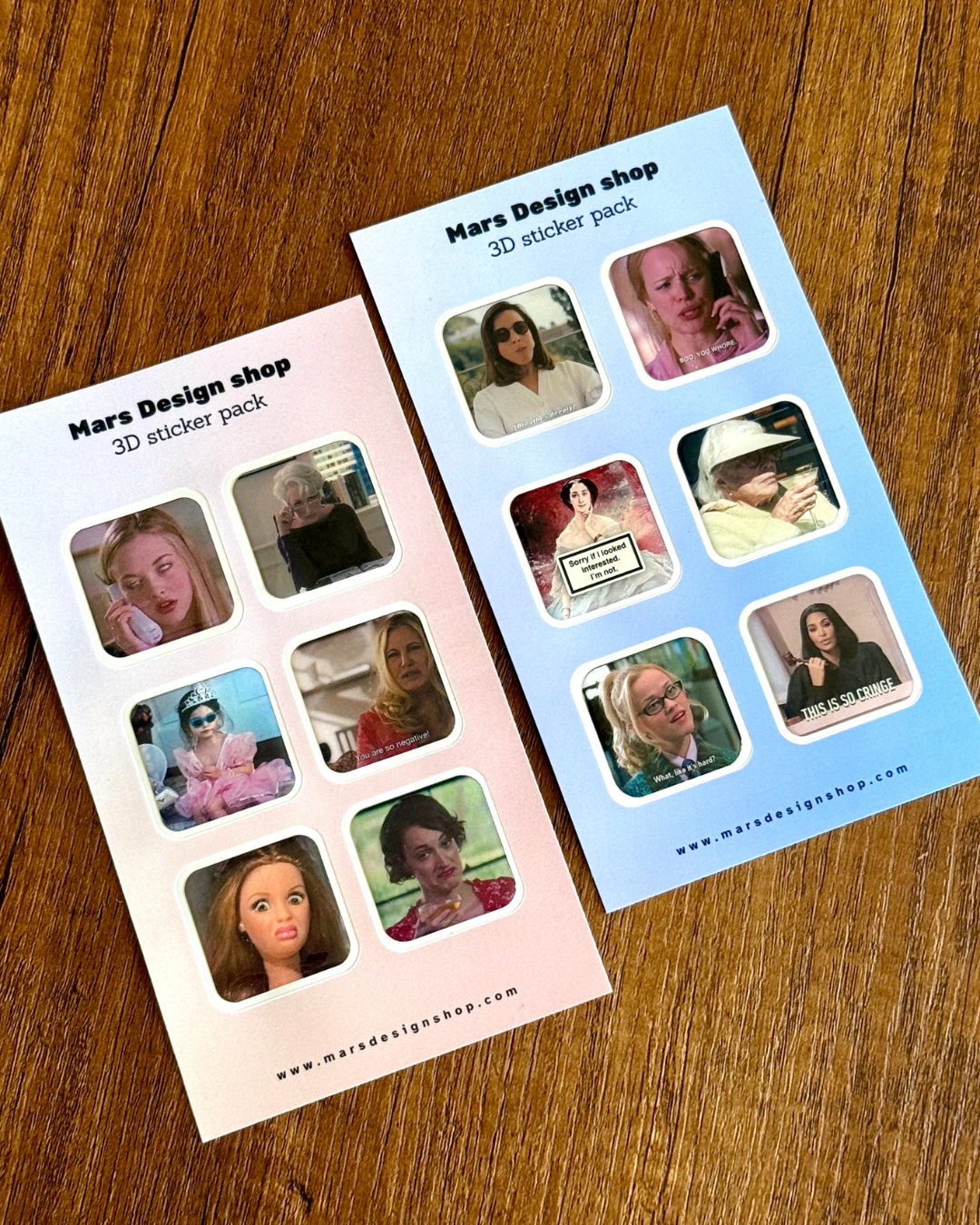 3D EW meme sticker pack მოცულობითი სტიკერები\