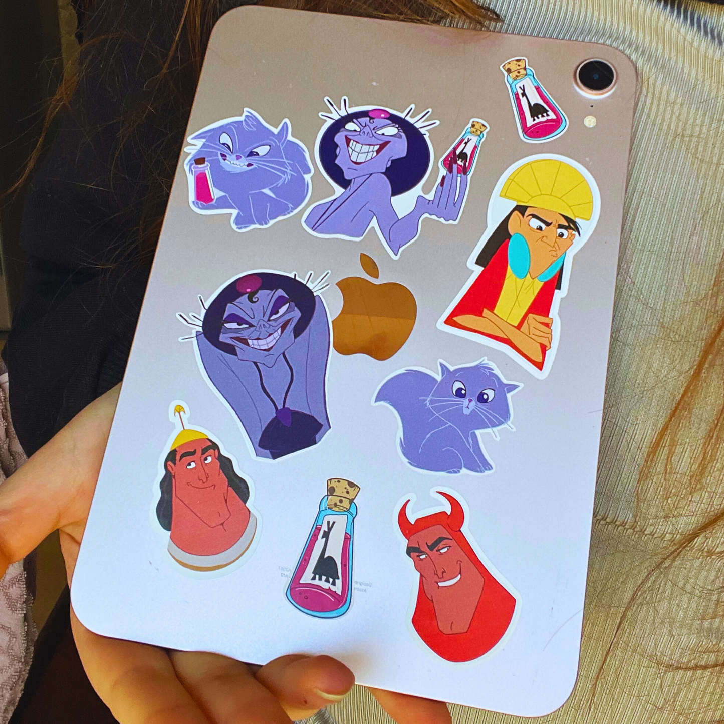 YZMA & Emperor Kuzco სტიკერების შეკვრა 9ც
