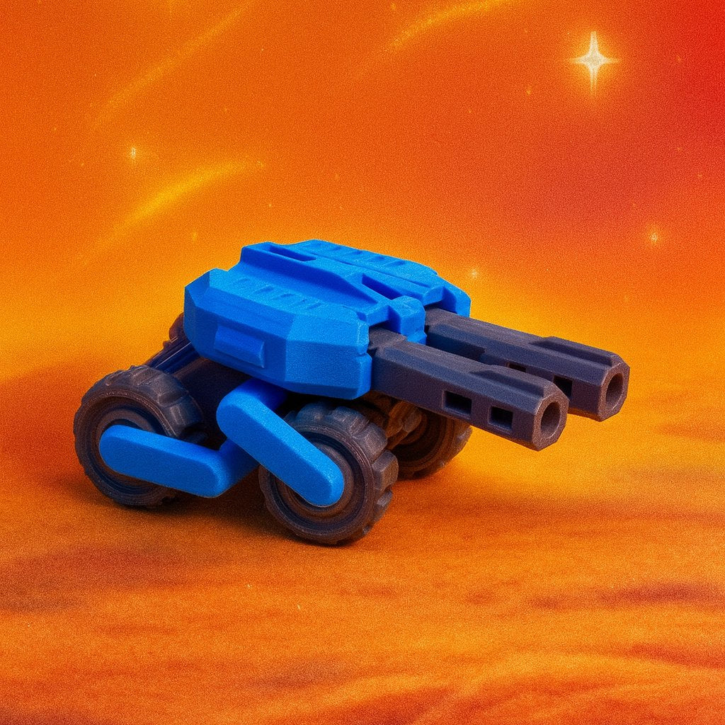 3D დაბეჭდილი საბრძოლო მინი ტანკი / 3D Printed Mecha Tank mini