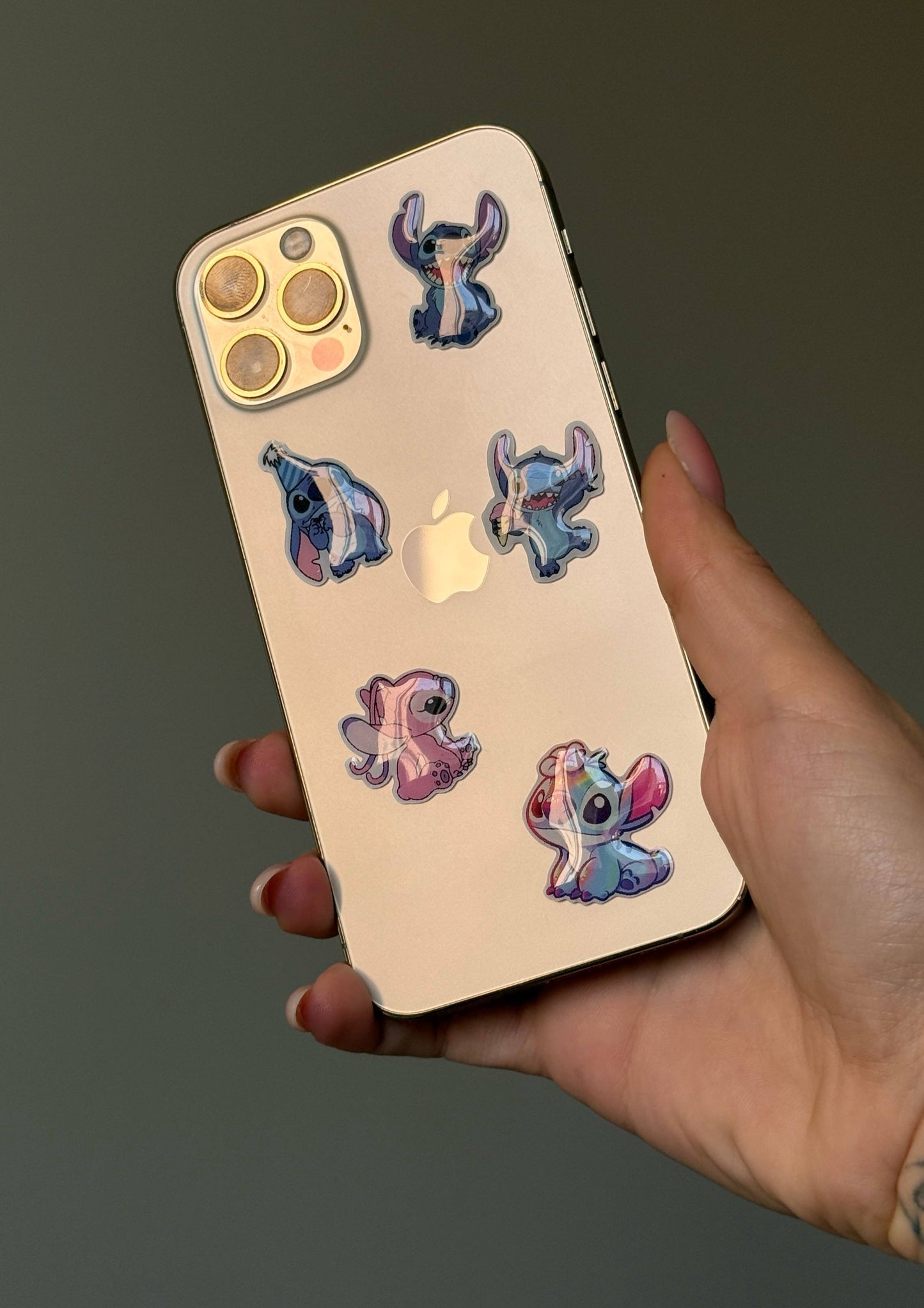 3D Stitch & Angel sticker pack ლილო და სტიჩი 3D მოცულობითი სტიკერები 5ც
