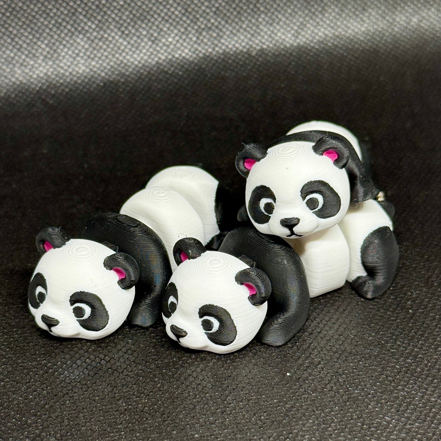 3D დაბეჭდილი პანდა ბრელოკი / 3D Printed Panda Keychain