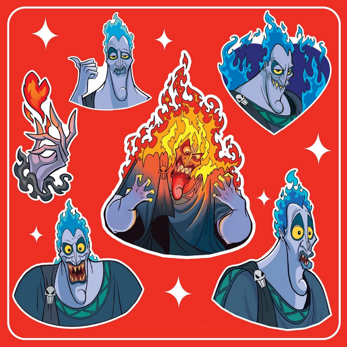 Hades სტიკერების შეკვრა 6ც