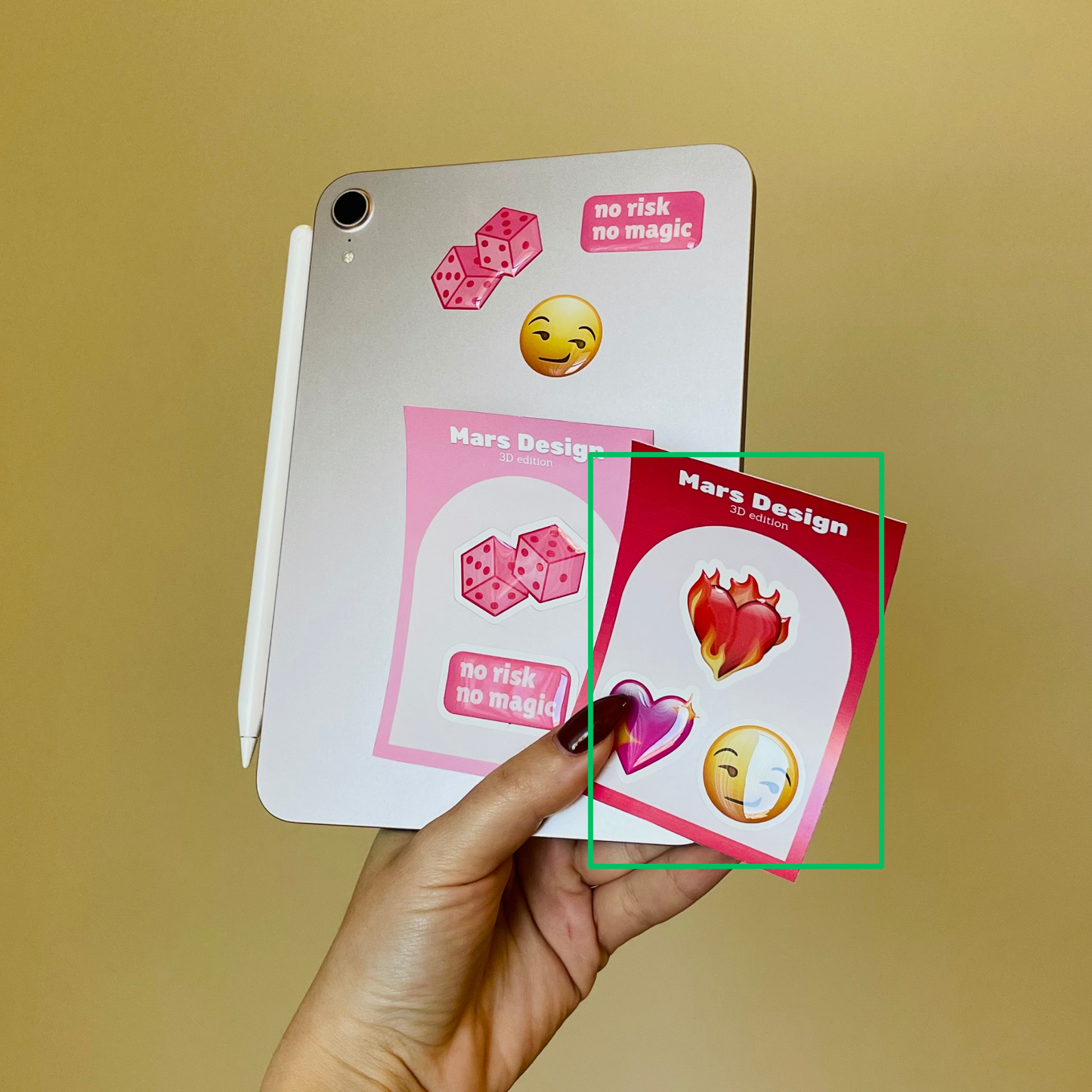 3D Emoji set 02 mini sticker pack მოცულობითი სტიკერები