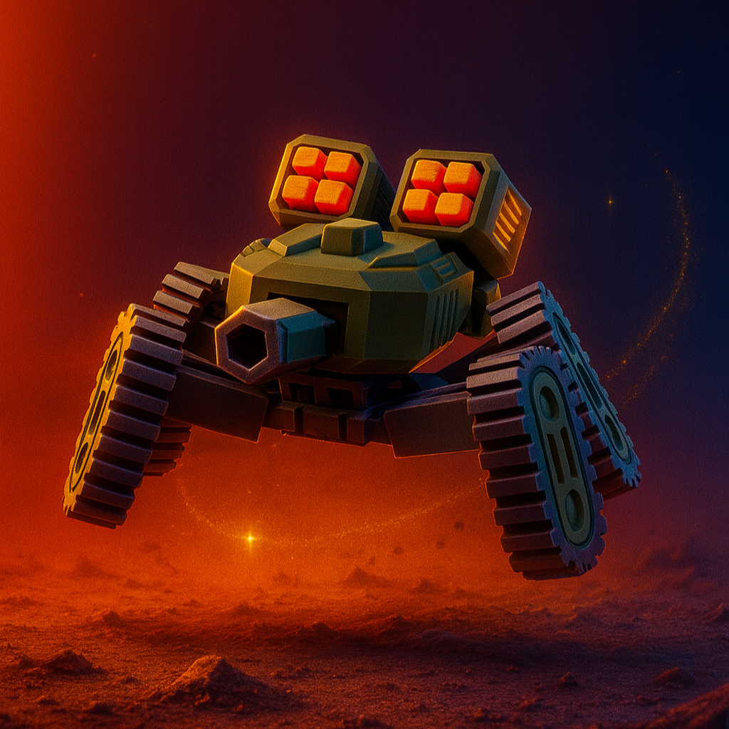 3D დაბეჭდილი საბრძოლო ტანკი / 3D Printed Mecha Tank