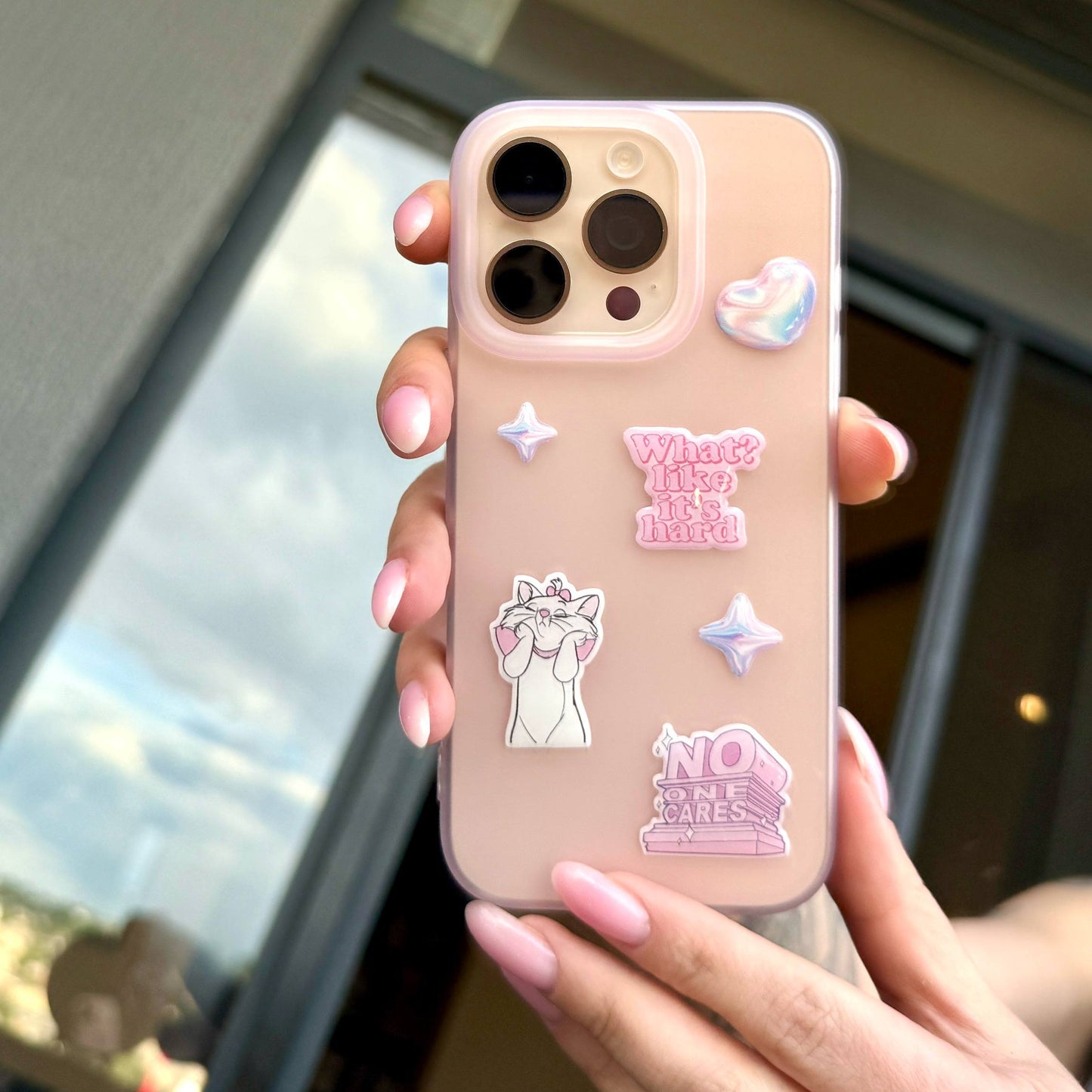 3D No One Cares sticker pack - მოცულობითი სტიკერები 6ც
