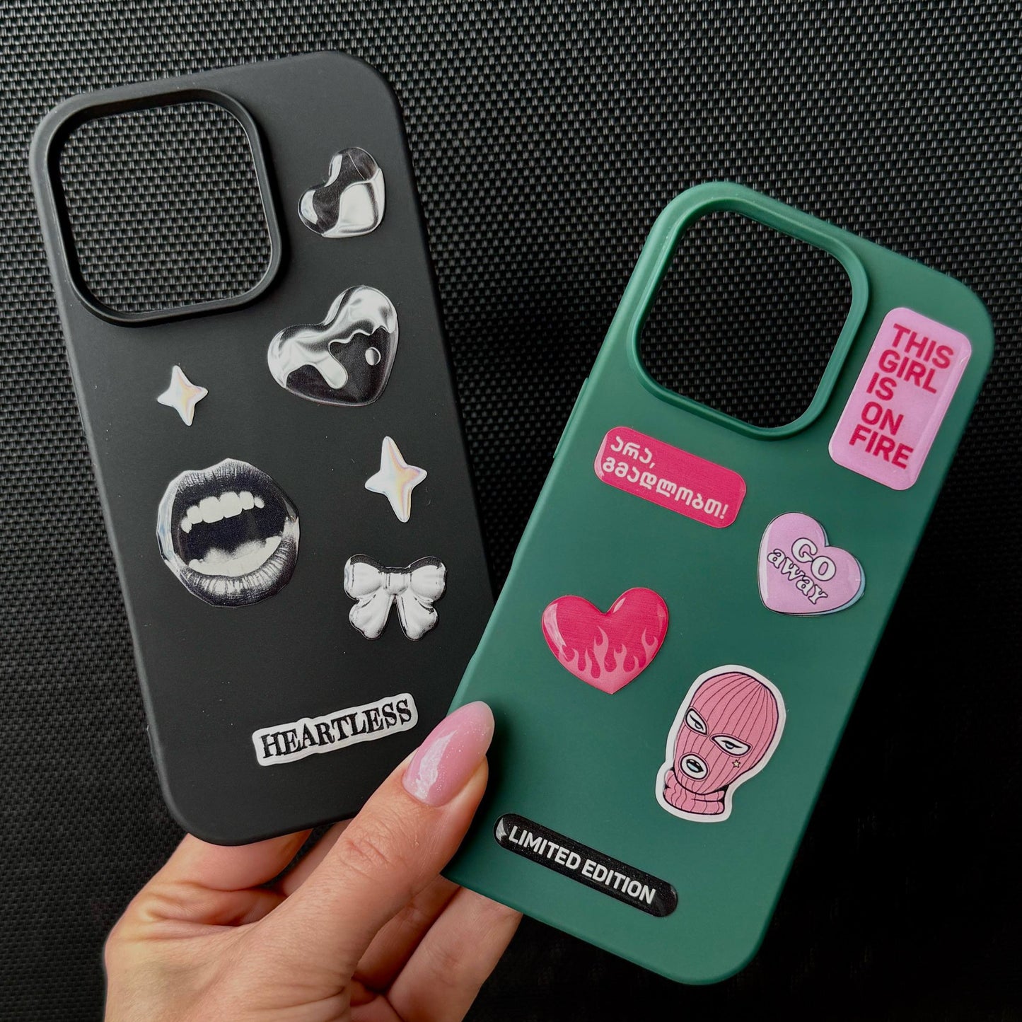 3D Heartless sticker pack მოცულობითი სტიკერები