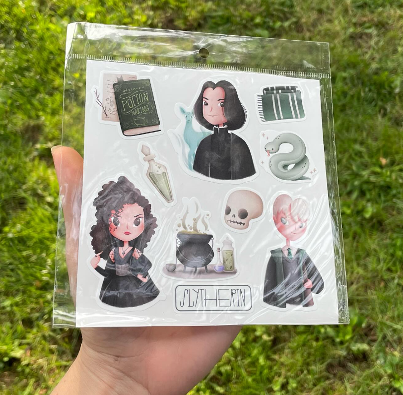 Harry Potter, Slytherin სტიკერების შეკვრა 10ც