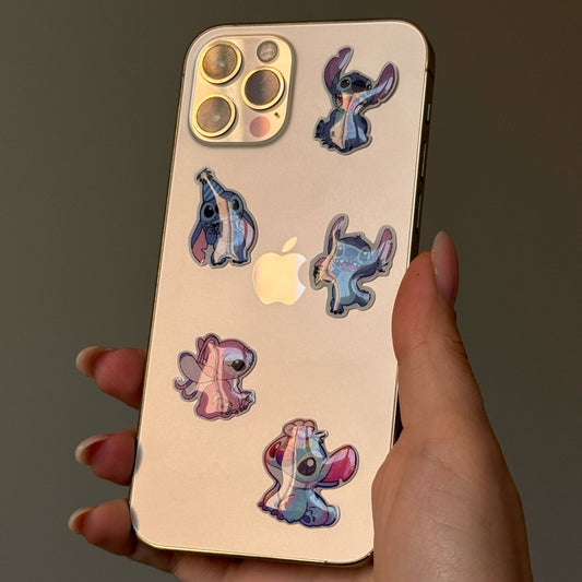 3D Stitch & Angel sticker pack ლილო და სტიჩი 3D მოცულობითი სტიკერები 5ც