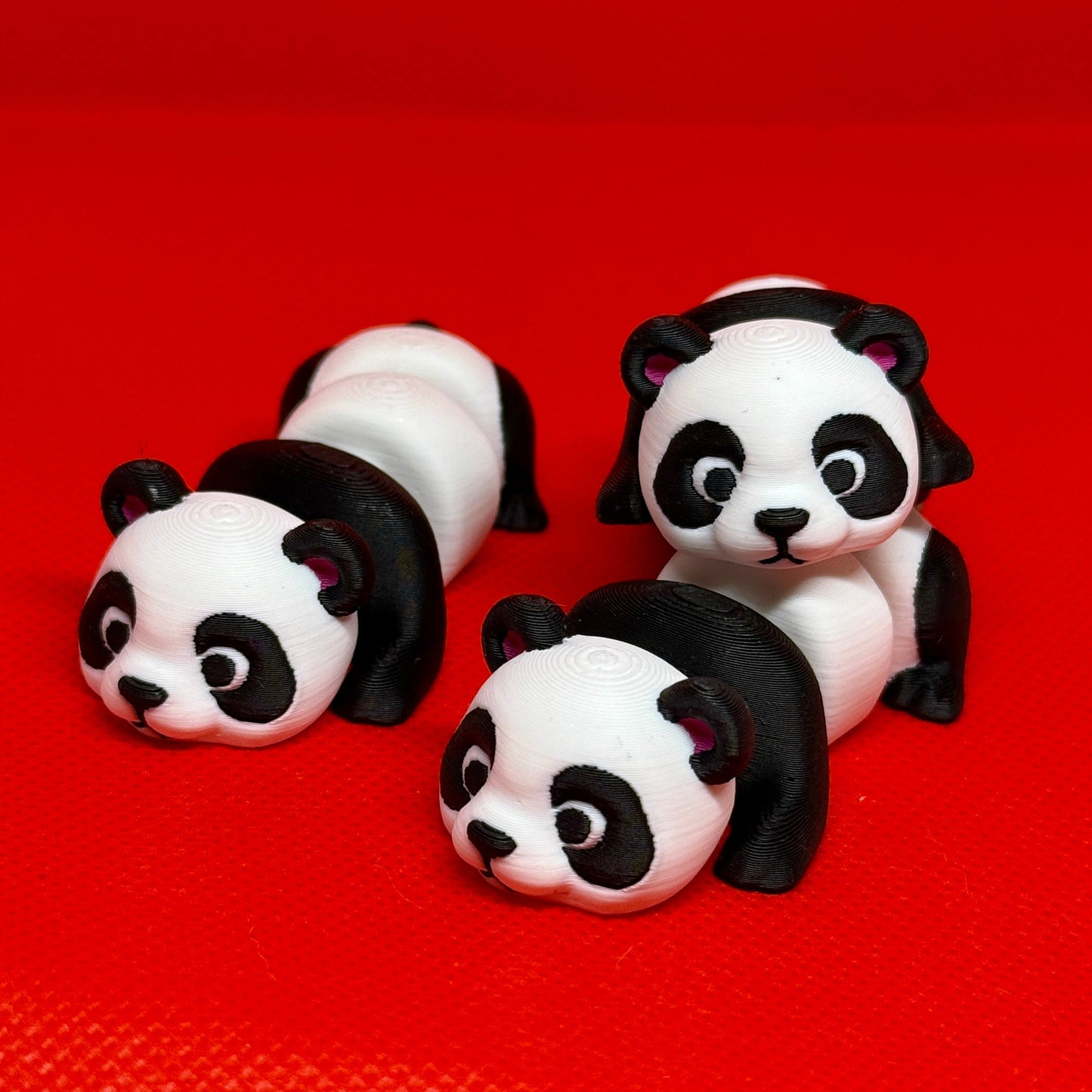 3D დაბეჭდილი პანდა ბრელოკი / 3D Printed Panda Keychain
