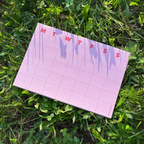 თვის დასაგეგმი ბლოკნოტი pink