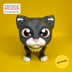 🐾 3D დაბეჭდილი ფლექსი სათამაშო კატა /  3D Printed Flexi Cat