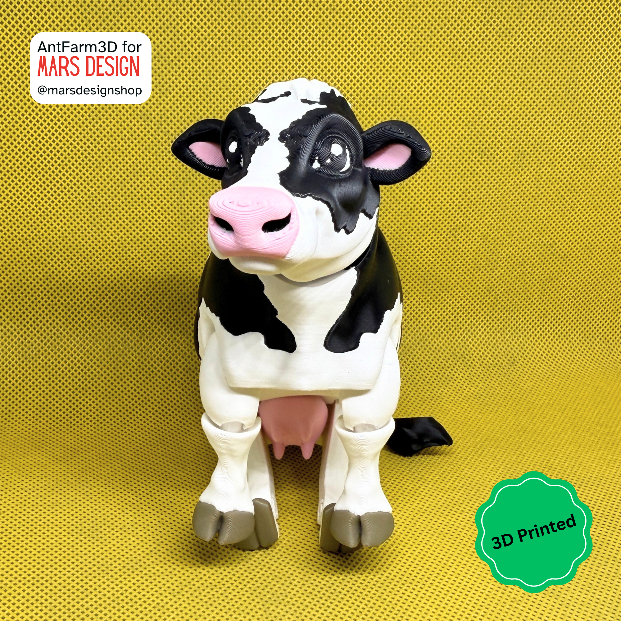 🐄 3D დაბეჭდილი სათამაშო ძროხა / 3D Printed Toy Cow