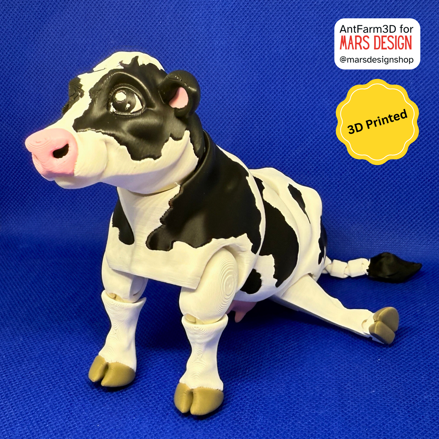 🐄 3D დაბეჭდილი სათამაშო ძროხა / 3D Printed Toy Cow