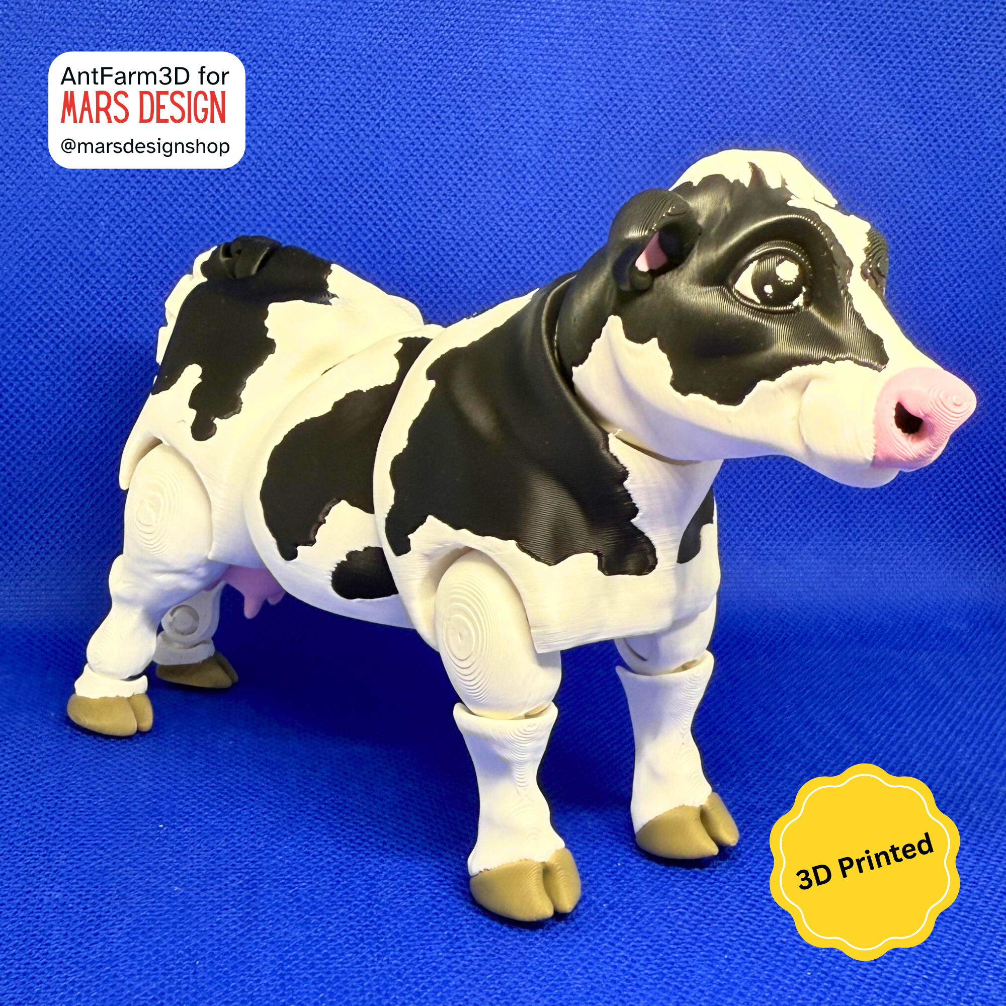 🐄 3D დაბეჭდილი სათამაშო ძროხა / 3D Printed Toy Cow