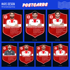 ფეხბურთის ეროვნული ნაკრები, ღია ბარათების კრებული 7ც