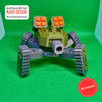 3D დაბეჭდილი საბრძოლო ტანკი / 3D Printed Mecha Tank