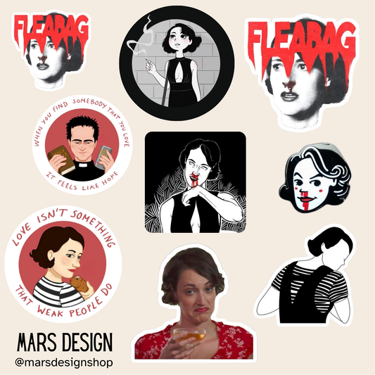 Fleabag სტიკერების შეკვრა