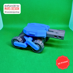 3D დაბეჭდილი საბრძოლო მინი ტანკი / 3D Printed Mecha Tank mini