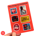 3D MAMAFLEX sticker pack მოცულობითი სტიკერები