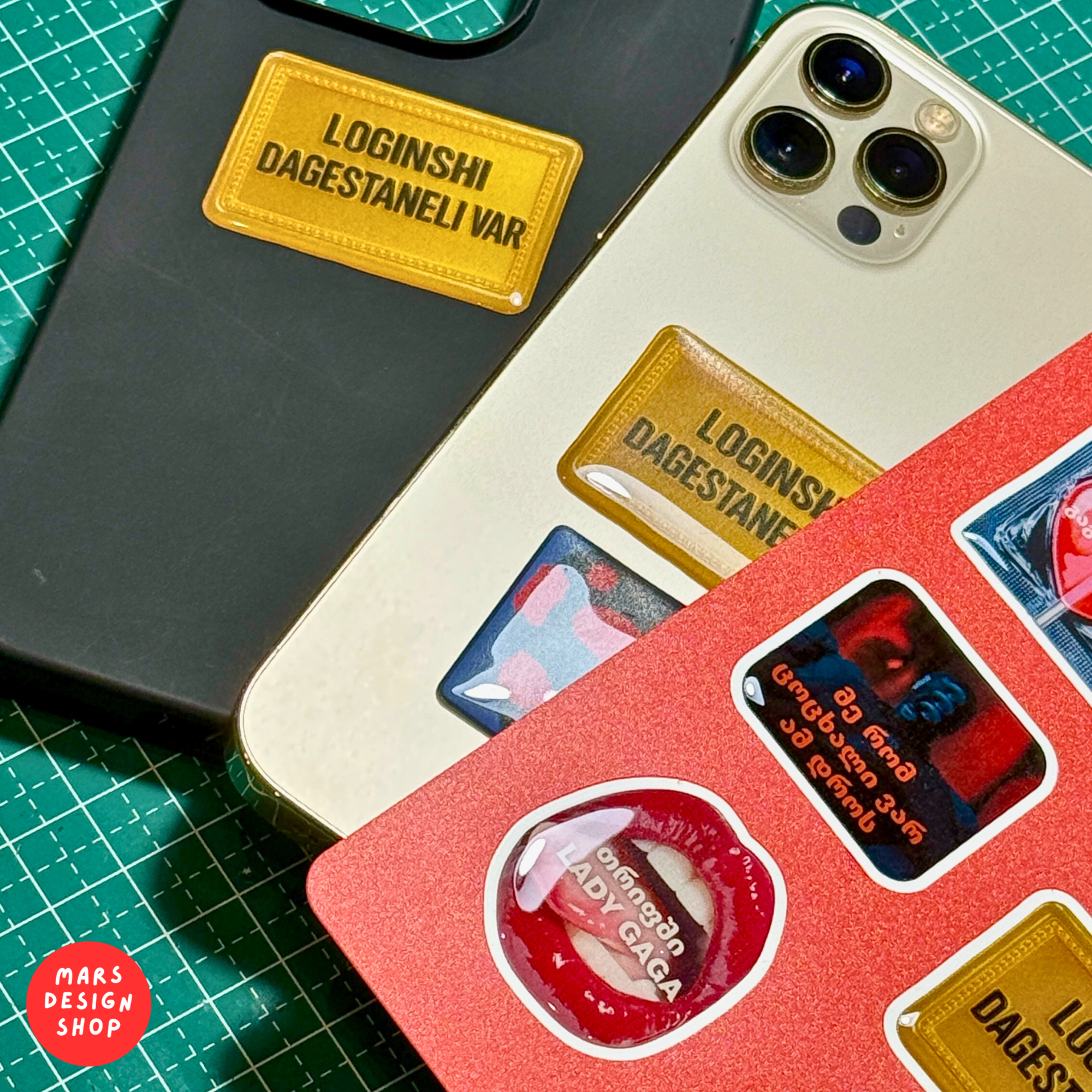 3D MAMAFLEX sticker pack მოცულობითი სტიკერები
