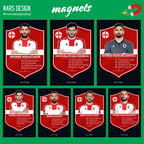ფეხბურთის ეროვნული ნაკრები, მაგნიტების კრებული 7ც