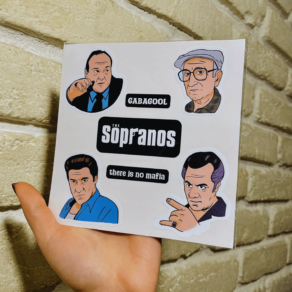 Sopranos sticker pack bundle სოპრანოს სტიკერები 2D & 3D 2ც. ნაკრები