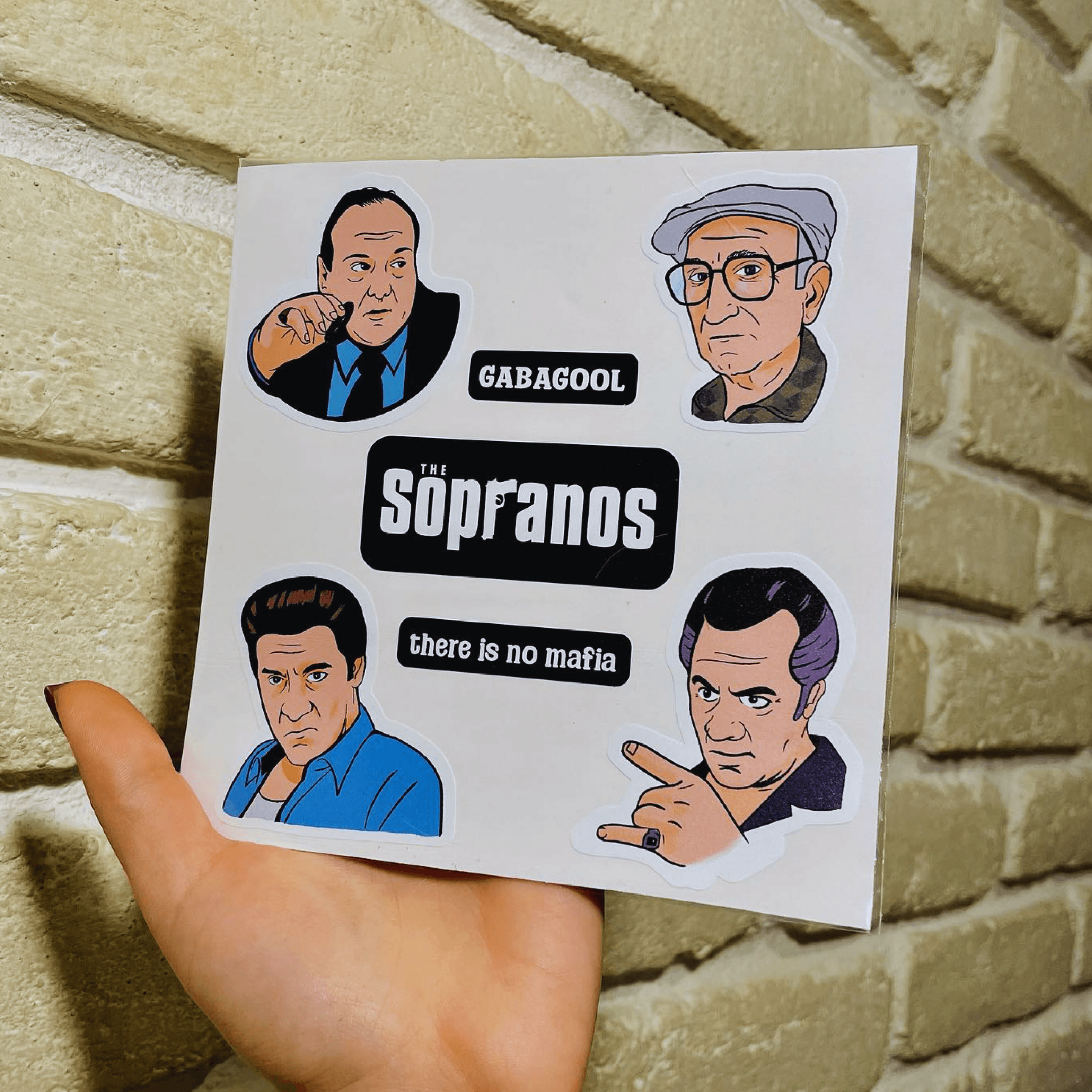 Sopranos sticker pack bundle სოპრანოს სტიკერები 2D & 3D 2ც. ნაკრები