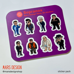 Sopranos 3D sticker pack სოპრანო მოცულობითი სტიკერები