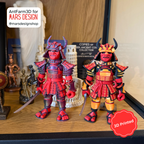 ⚔️ 3D დაბეჭდილი სათამაშო სამურაი / 3D Printed Toy Samurai