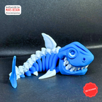 🦈 3D დაბეჭდილი ზვიგენის ჩონჩხი / 3D Printed Shark Skeleton