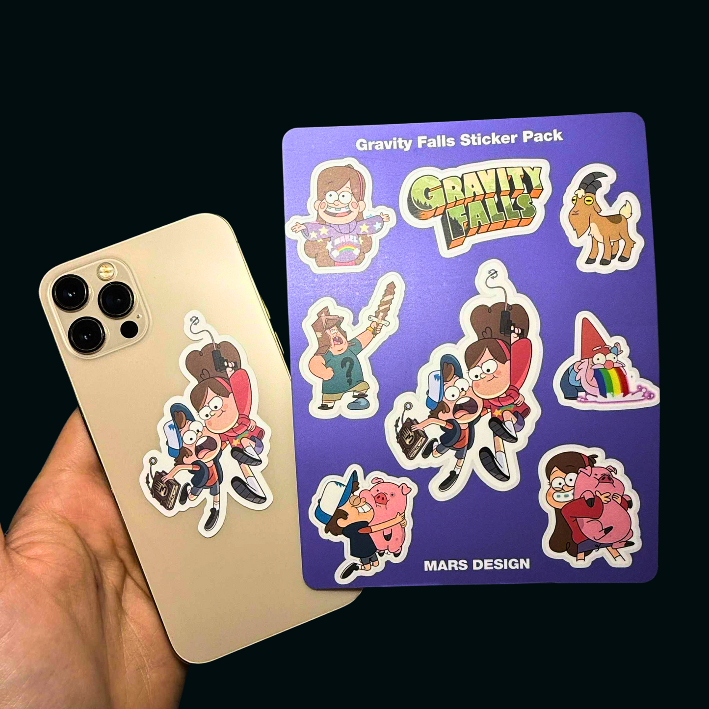 Gravity Falls Sticker Pack / გრავითი ფოლსის სტიკერების ნაკრები 8ც