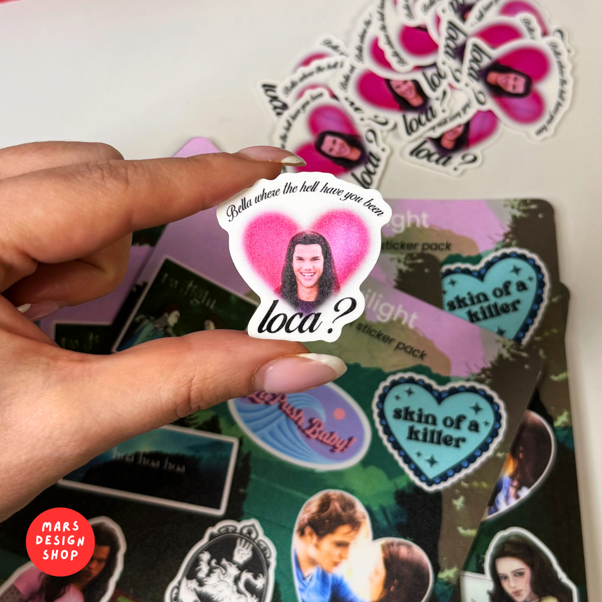 Twilight Vinyl sticker pack ბინდი ვინილის სტიკერების შეკვრა 8+1