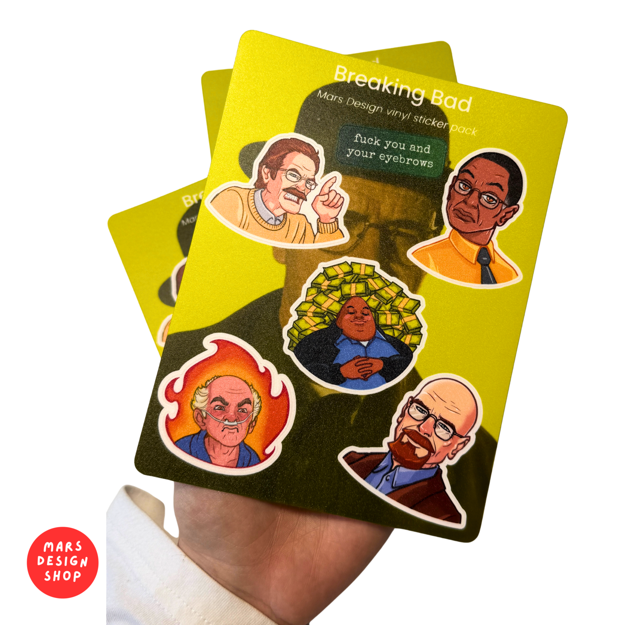 Breaking Bad Vinyl sticker pack ვინილის სტიკერების შეკვრა 6ც