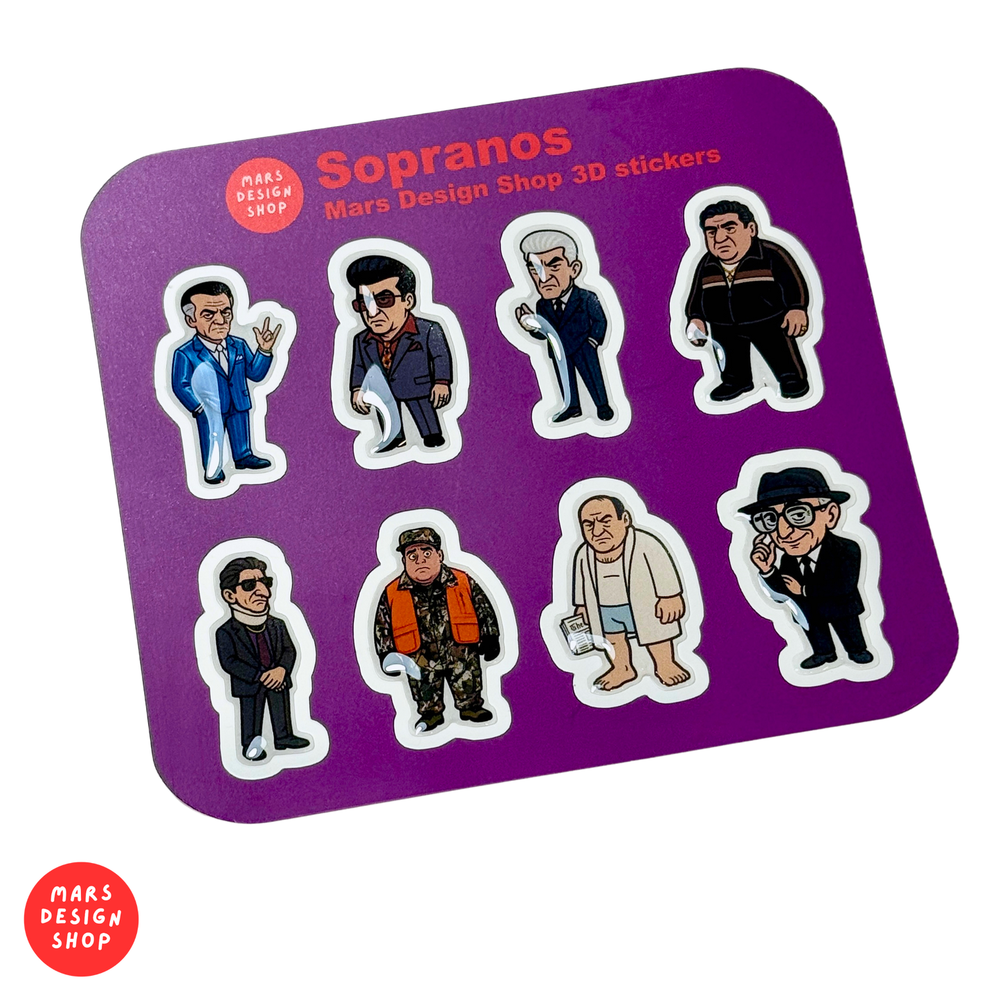 Sopranos 3D sticker pack სოპრანო მოცულობითი სტიკერები