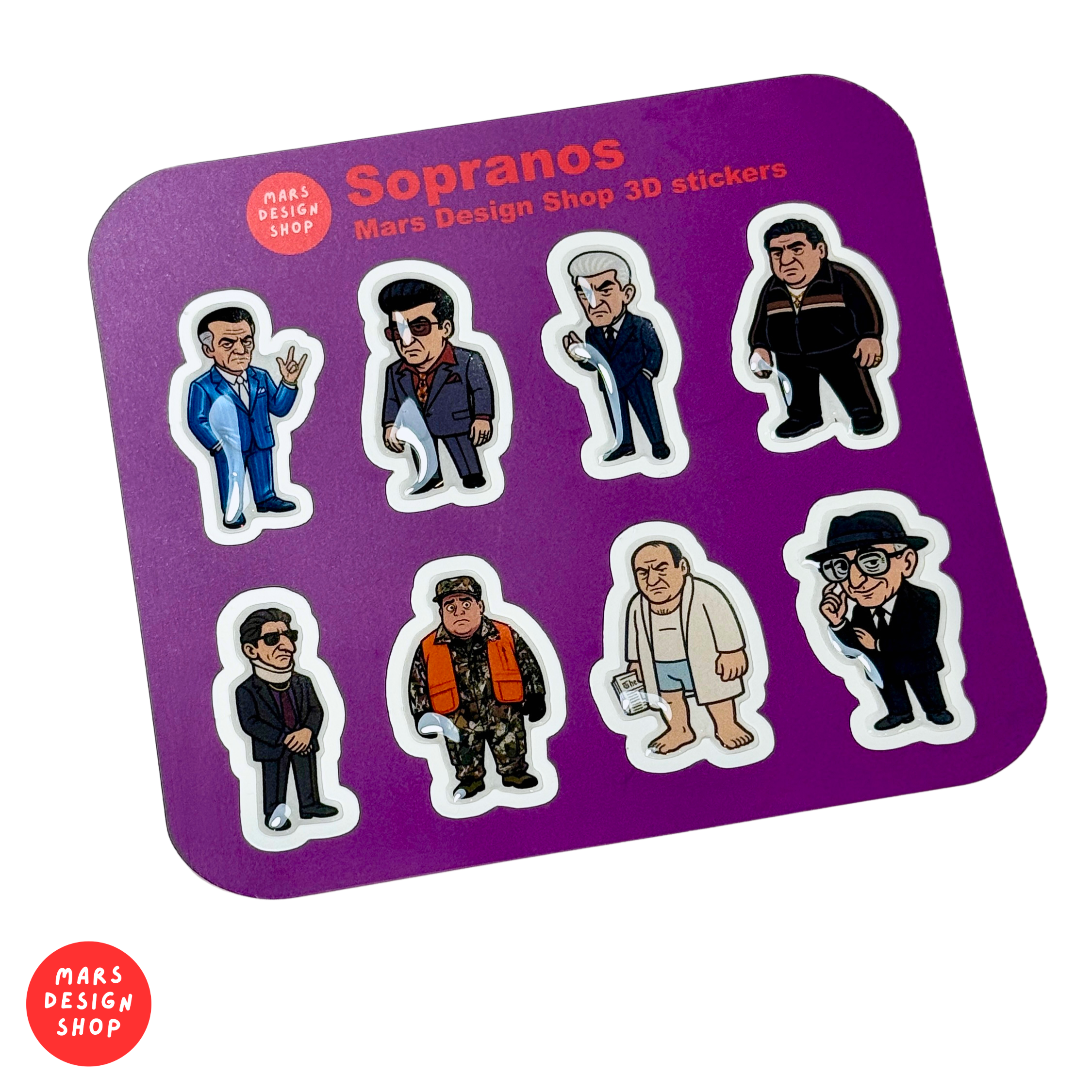 Sopranos 3D sticker pack სოპრანო მოცულობითი სტიკერები