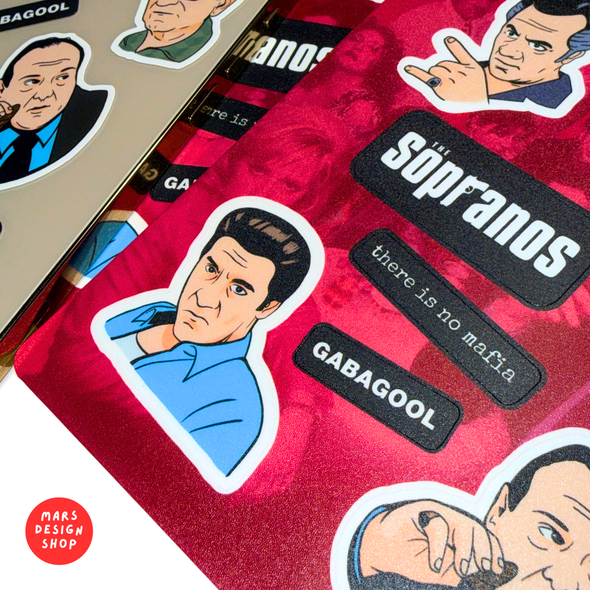The Sopranos Vinyl sticker pack სოპრანო ვინილის სტიკერების ნაკრები