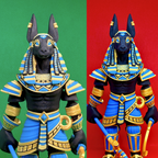 ⚔️ 3D დაბეჭდილი ანუბისის ფიგურა / 3D Printed Toy Anubis