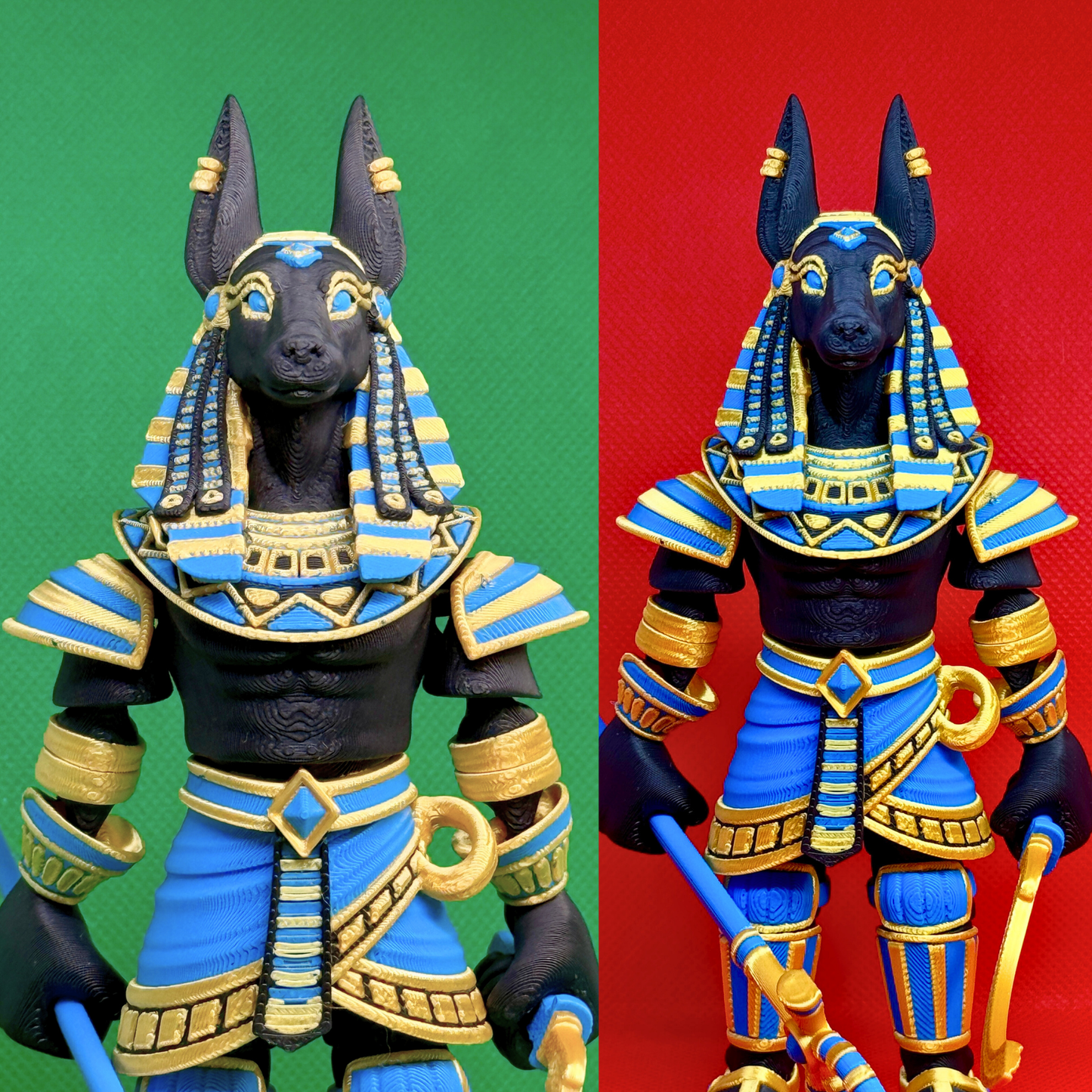 ⚔️ 3D დაბეჭდილი ანუბისის ფიგურა / 3D Printed Toy Anubis