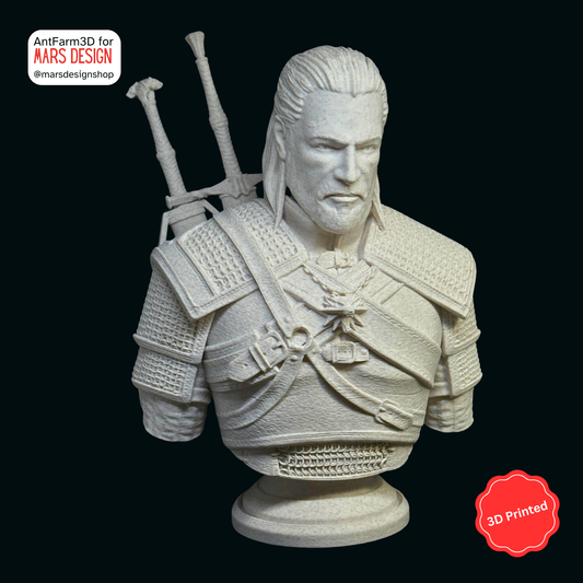 ⚔️ 3D დაბეჭდილი გერალტი რივიიდან / 3D Printed Witcher