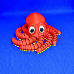 🐙 3D დაბეჭდილი სათამაშო რვაფეხა / 3D Printed Toy Octopus