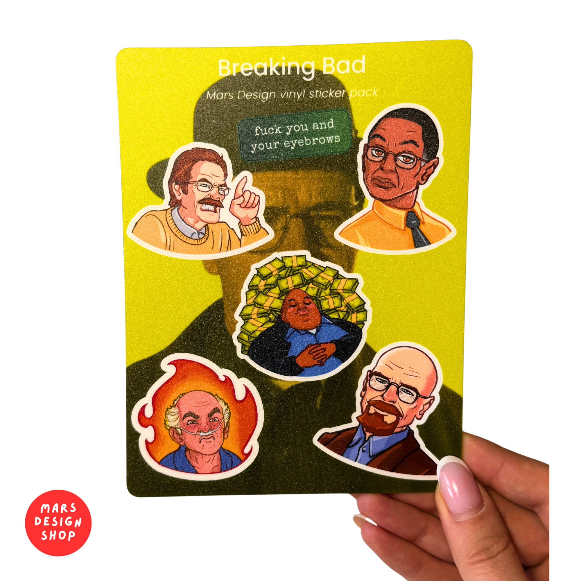 Breaking Bad Vinyl sticker pack ვინილის სტიკერების შეკვრა 6ც