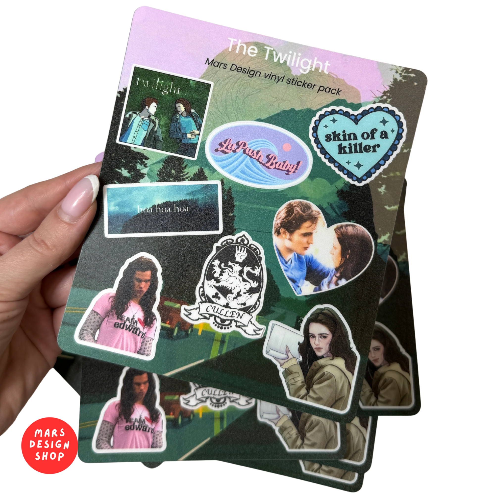 Twilight Vinyl sticker pack ბინდი ვინილის სტიკერების შეკვრა 8+1