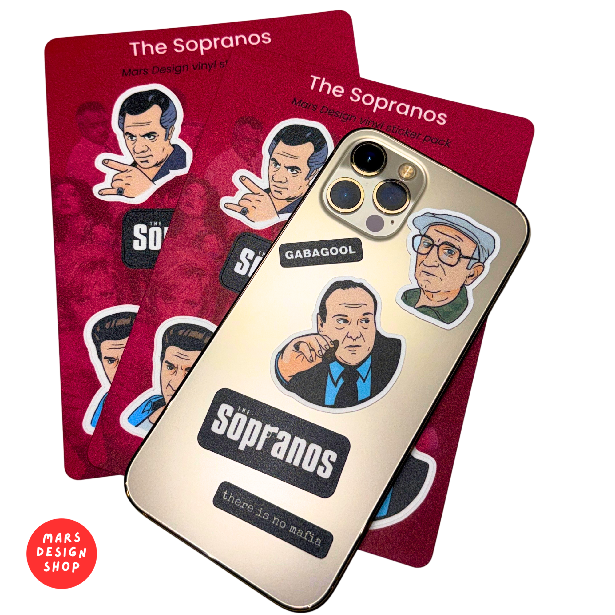 The Sopranos Vinyl sticker pack სოპრანო ვინილის სტიკერების ნაკრები