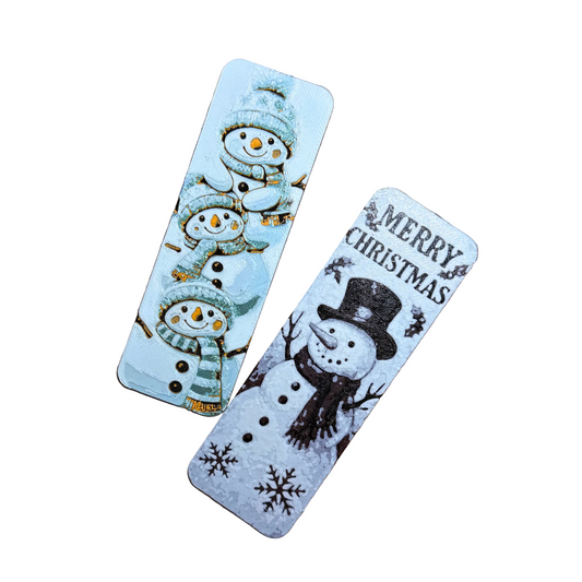 3D დაბეჭდილი სანიშნები 2ც. საახალწლო / 3D Printed Bookmarks 2pcs. Christmas Edition
