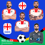 ფეხბურთის ეროვნული ნაკრები 01 სტიკერების კრებული 7ც