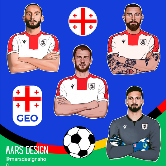 ფეხბურთის ეროვნული ნაკრები 01 სტიკერების კრებული 7ც